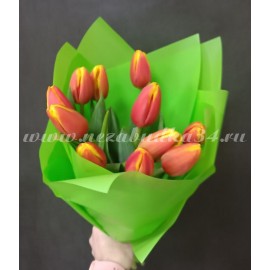 Тюльпаны в матовой пленке 5